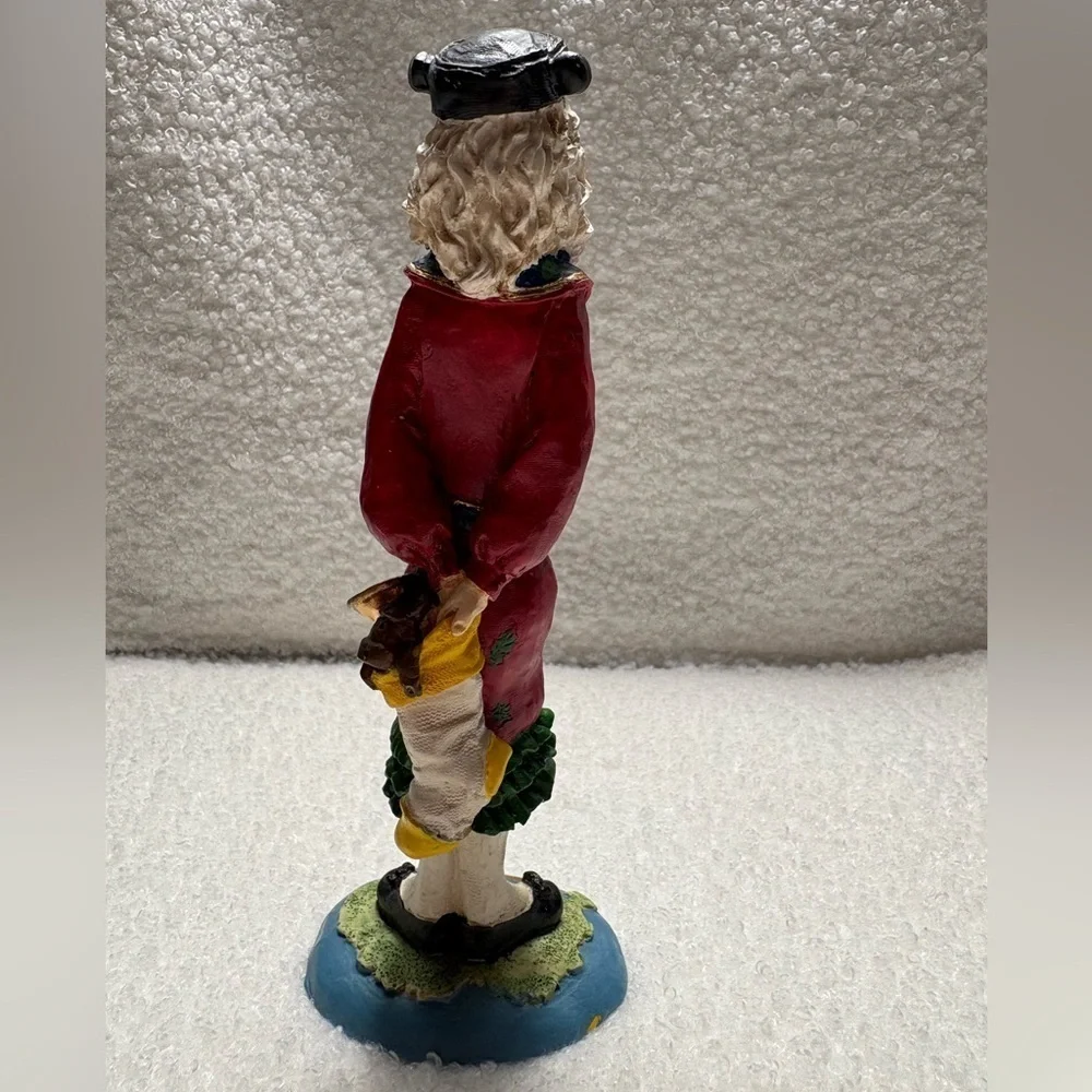 Vintage Pencil Style Resin Spanish Santa Figurine